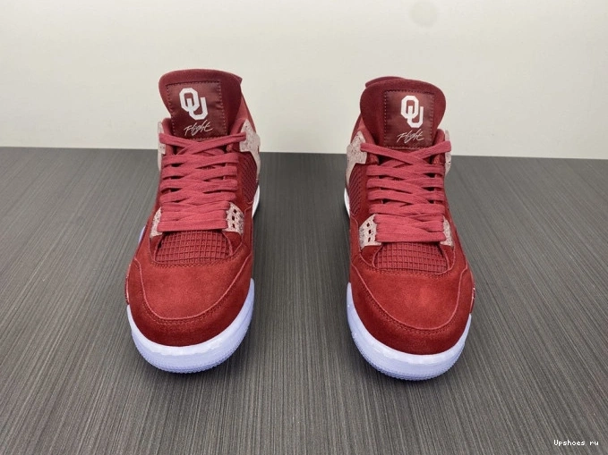 AJ4-904282 Sooners Retro Oklahoma Jordans Air 4 0729